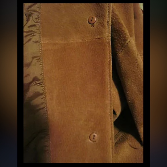 Suede Fringe Jacket Blazer Small Cayenne Tan Brown trending - Picture 10 of 11